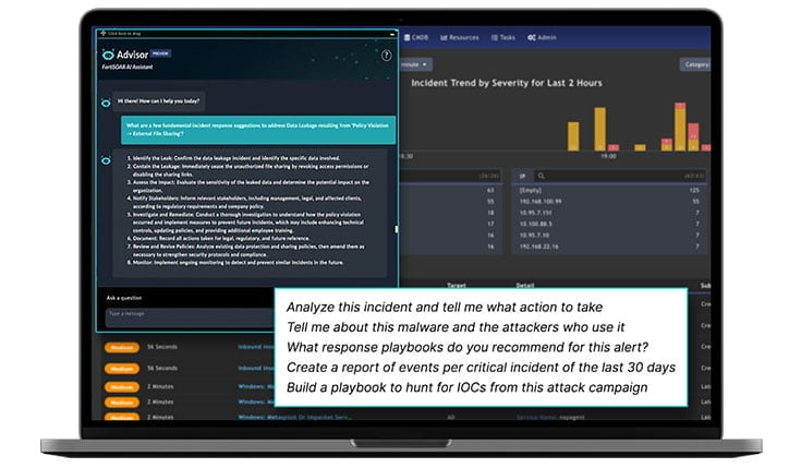 Maak kennis met Fortinet Advisor, de AI-assistent die u helpt met uw SecOps