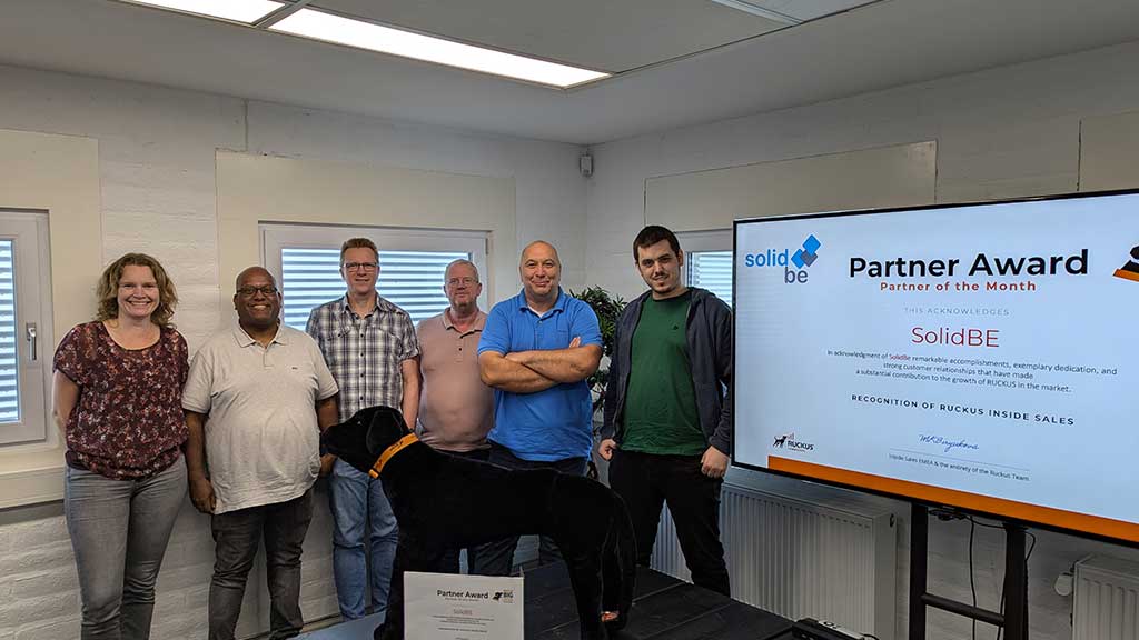 Ruckus partner van de maand door SolidBE