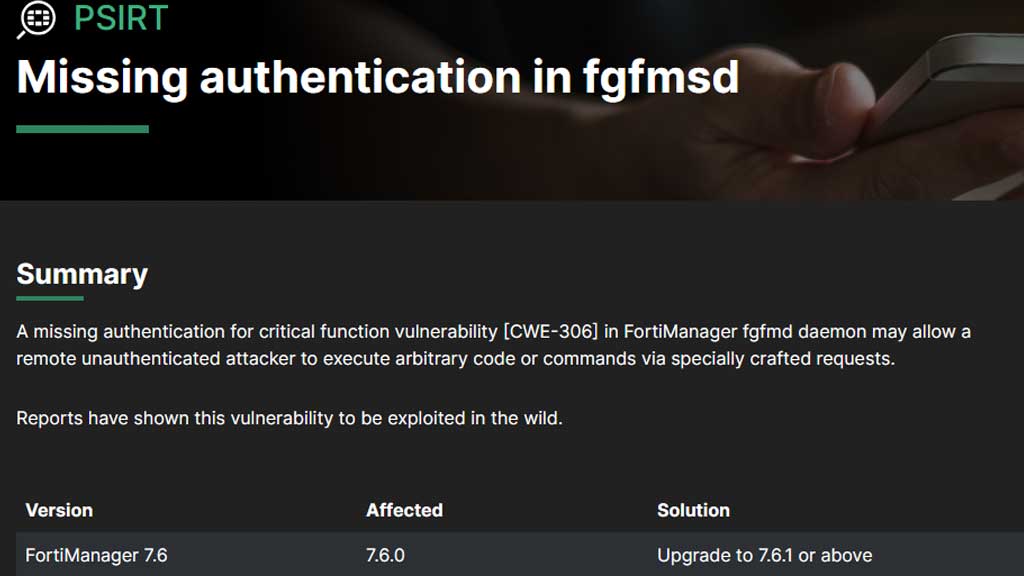 Beveiligingslek in Fortinet-producten vereist directe actie