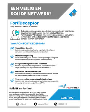 Fortinet Fortideceptor SolidBE